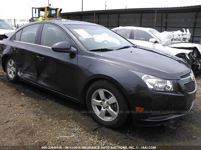 1G1PC5SB4E7343788 - 2014 CHEVROLET CRUZE LT Navy photo 1