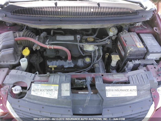 2C4GP74LX3R157679 - 2003 CHRYSLER TOWN & COUNTRY EX RED photo 10