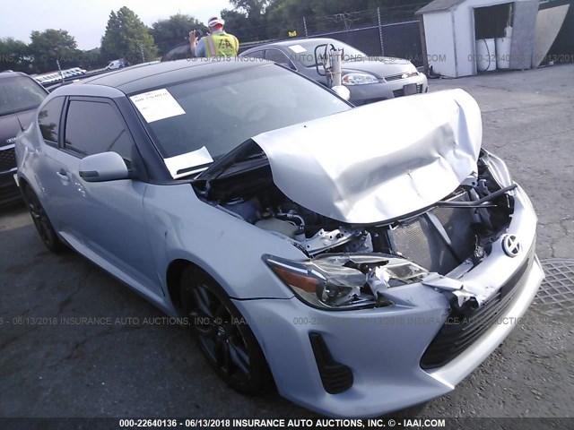 JTKJF5C74E3068437 - 2014 TOYOTA SCION TC ვერცხლისფერი ფოტო 1
