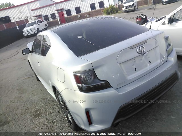 JTKJF5C74E3068437 - 2014 TOYOTA SCION TC ვერცხლისფერი ფოტო 3