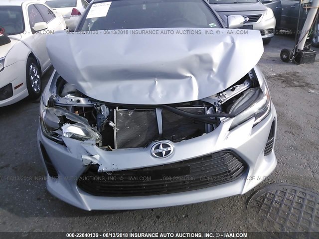 JTKJF5C74E3068437 - 2014 TOYOTA SCION TC ვერცხლისფერი ფოტო 6