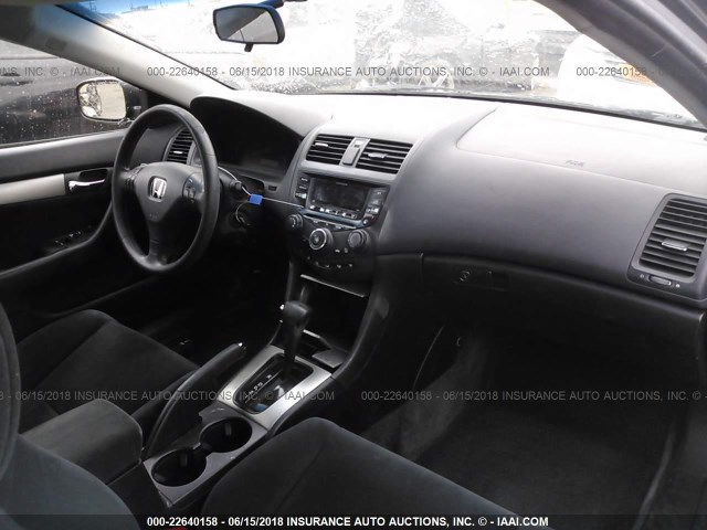 1HGCM72755A011132 - 2005 HONDA ACCORD EX GRAY photo 5