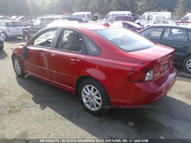 YV1MS382182383766 - 2008 VOLVO S40 2.4I RED photo 3