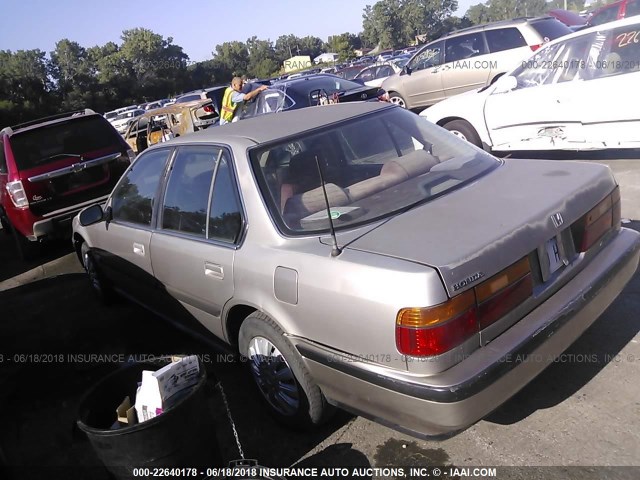 1HGCB7655MA086877 - 1991 HONDA ACCORD LX/EX SILVER photo 3