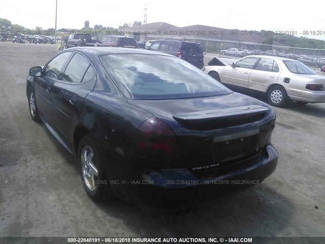 2G2WS522041376308 - 2004 PONTIAC GRAND PRIX GT2 შავი ფოტო 3