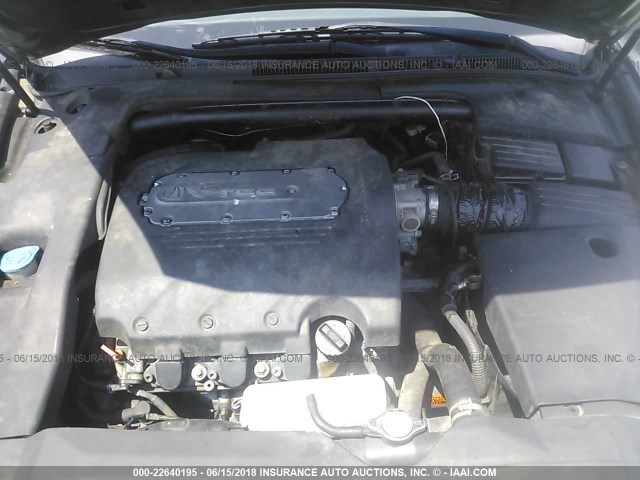 19UUA66276A036752 - 2006 ACURA 3.2TL GRAY photo 10