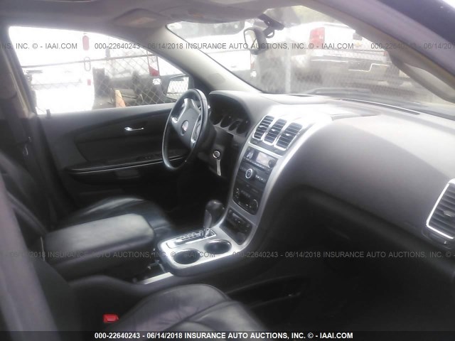 1GKEV33708J186988 - 2008 GMC ACADIA SLT-2 BLACK photo 5