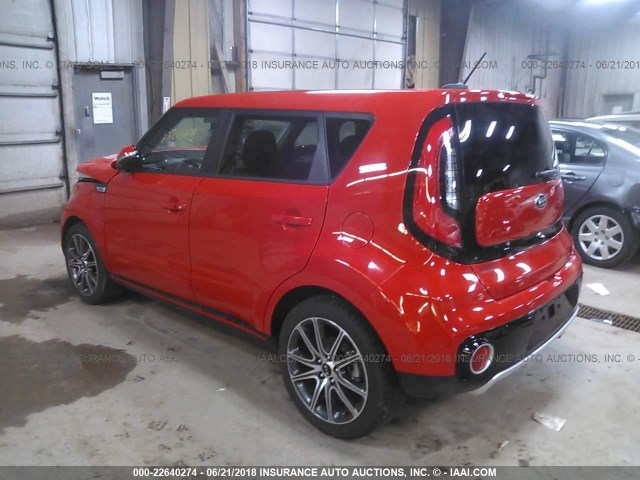 KNDJX3AA5J7529252 - 2018 KIA SOUL ! RED photo 3