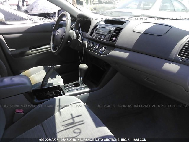 4T1BE32K85U630533 - 2005 TOYOTA CAMRY LE/XLE/SE Boz foto 5