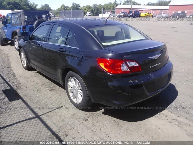 1C3LC56K77N669670 - 2007 CHRYSLER SEBRING TOURING BLACK photo 3