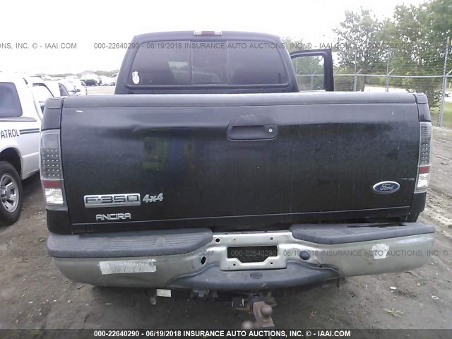 1FTWW31PX6EA45738 - 2006 FORD F350 SRW SUPER DUTY BLACK photo 8