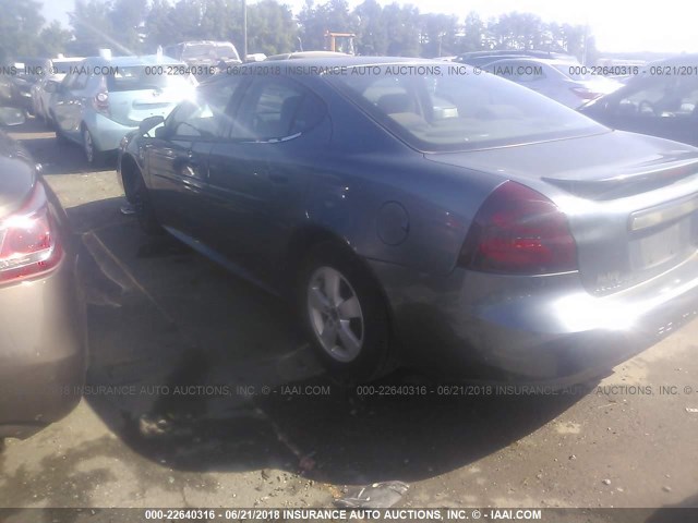 2G2WP552X61245340 - 2006 PONTIAC GRAND PRIX BLUE photo 3