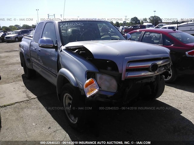5TBRT34153S383575 - 2003 TOYOTA TUNDRA ACCESS CAB SR5 SILVER photo 1