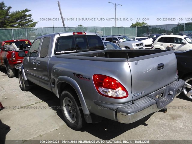 5TBRT34153S383575 - 2003 TOYOTA TUNDRA ACCESS CAB SR5 SILVER photo 3