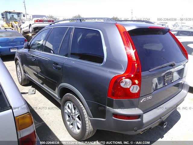 YV1CZ852951183115 - 2005 VOLVO XC90 V8 GRAY photo 3