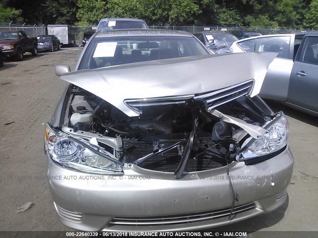 4T1BE30K85U995586 - 2005 TOYOTA CAMRY LE/XLE/SE Шампан түсті фото 6