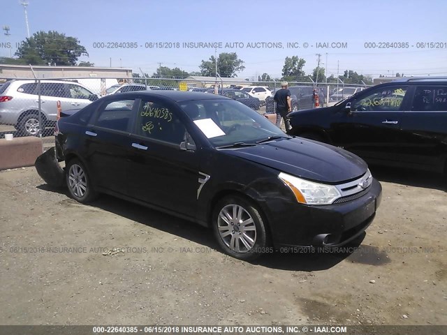 1FAHP35N48W286888 - 2008 FORD FOCUS SE/SEL/SES BLACK photo 1