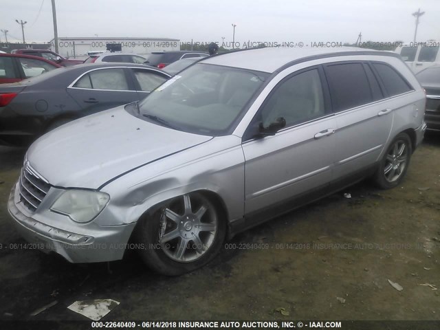 2A8GM68X07R226894 - 2007 CHRYSLER PACIFICA TOURING SILVER photo 2