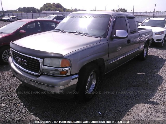 2GTEC19T711291179 - 2001 GMC NEW SIERRA C1500 GRAY photo 2