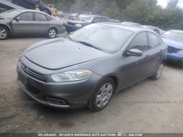 1C3CDFAA1DD305294 - 2013 DODGE DART SE/AERO GRAY photo 2