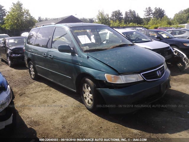 2HKRL18033H503456 - 2003 HONDA ODYSSEY EXL GREEN photo 1