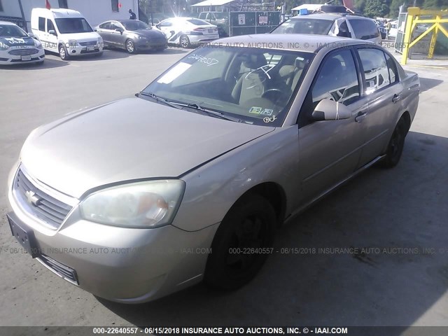 1G1ZT51816F126186 - 2006 CHEVROLET MALIBU LT GOLD photo 2