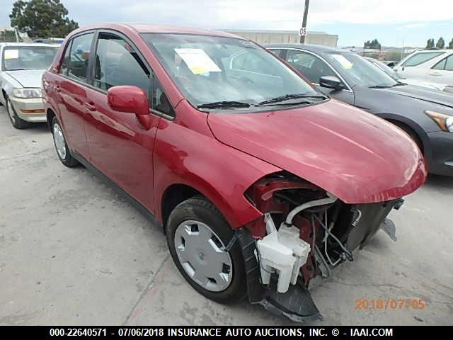 3N1BC11E89L463247 - 2009 NISSAN VERSA S/SL RED photo 1