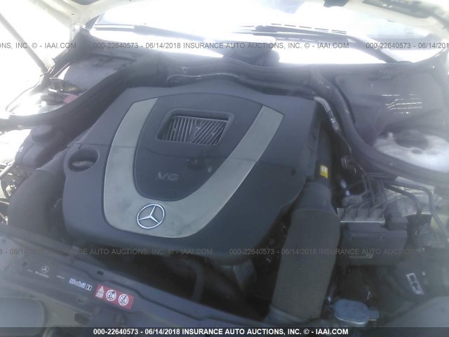 WDBTJ56H47F223524 - 2007 MERCEDES-BENZ CLK 350 WHITE photo 10