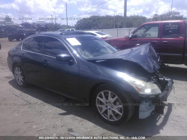 JNKCV61E69M309682 - 2009 INFINITI G37 JOURNEY/SPORT BLUE photo 1