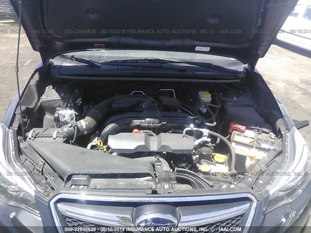 JF2GPABC9H8219609 - 2017 SUBARU CROSSTREK PREMIUM შავი ფოტო 10