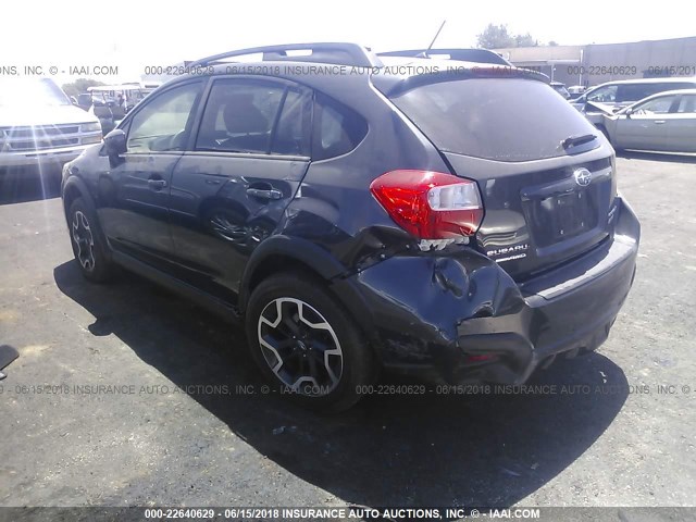 JF2GPABC9H8219609 - 2017 SUBARU CROSSTREK PREMIUM შავი ფოტო 3