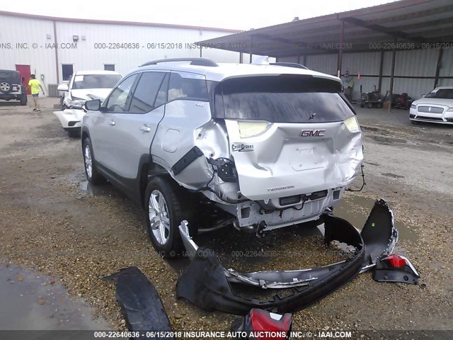 3GKALMEV8JL300997 - 2018 GMC TERRAIN SLE SILVER photo 3