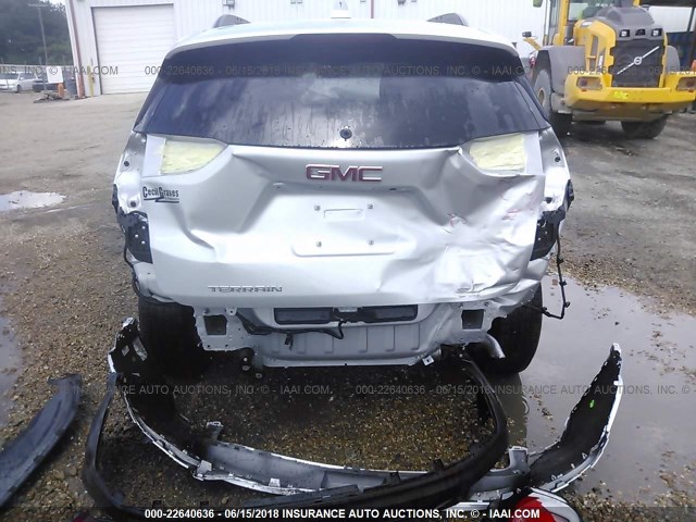 3GKALMEV8JL300997 - 2018 GMC TERRAIN SLE SILVER photo 6