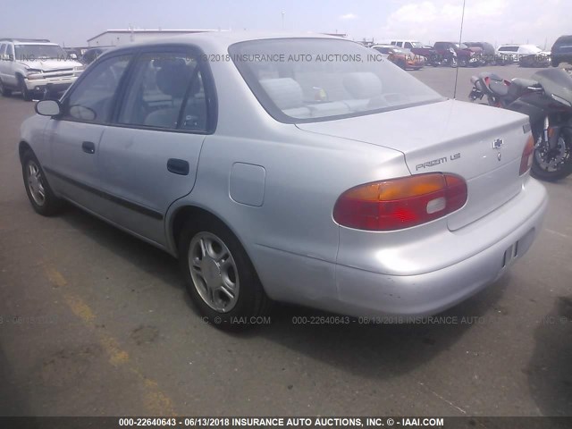 1Y1SK528X1Z437354 - 2001 CHEVROLET GEO PRIZM LSI SILVER photo 3