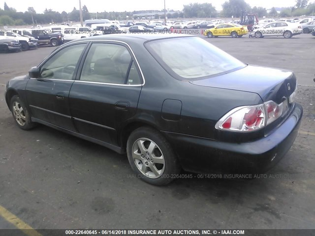 JHMCG5674YC010257 - 2000 HONDA ACCORD SE GREEN photo 3