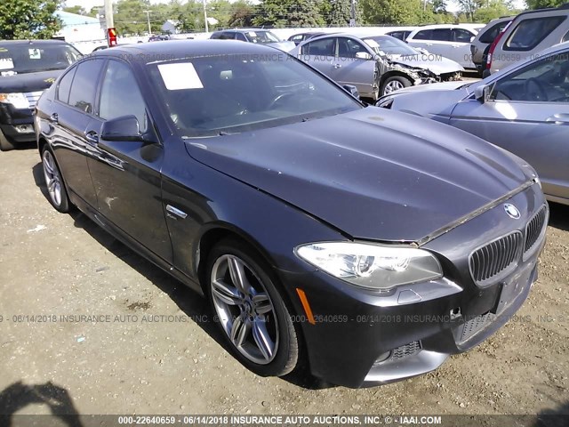 WBAFU9C57BC784833 - 2011 BMW 550 XI GRAY photo 1