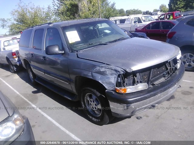 3GNFK16Z33G217095 - 2003 CHEVROLET SUBURBAN K1500 SILVER photo 1