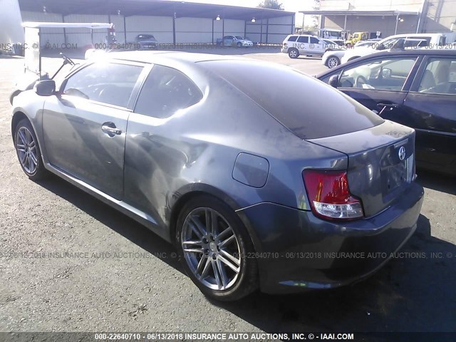 JTKJF5C74B3015801 - 2011 TOYOTA SCION TC 灰色 照片 3
