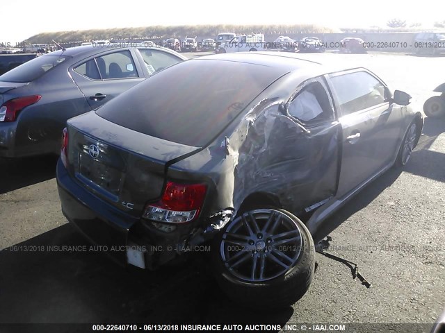 JTKJF5C74B3015801 - 2011 TOYOTA SCION TC 灰色 照片 4