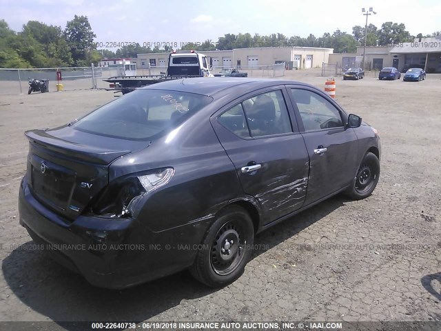 3N1CN7AP6FL936934 - 2015 NISSAN VERSA S/S PLUS/SV/SL GRAY photo 4