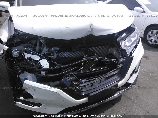 5N1AT2MVXHC888503 - 2017 NISSAN ROGUE SV/SL WHITE photo 6