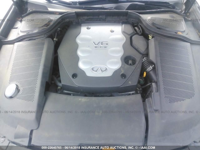 JNKAY01E47M308541 - 2007 INFINITI M35 SPORT GRAY photo 10