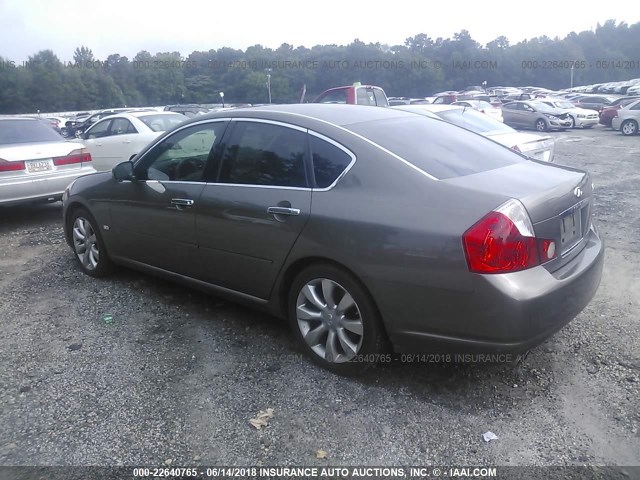 JNKAY01E47M308541 - 2007 INFINITI M35 SPORT GRAY photo 3