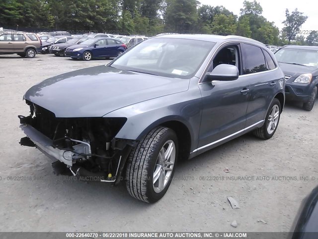 WA1LFAFP4DA026293 - 2013 AUDI Q5 PREMIUM PLUS GRAY photo 2