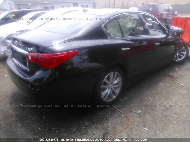 JN1EV7AR8GM340189 - 2016 INFINITI Q50 PREMIUM/SPORT BLACK photo 4