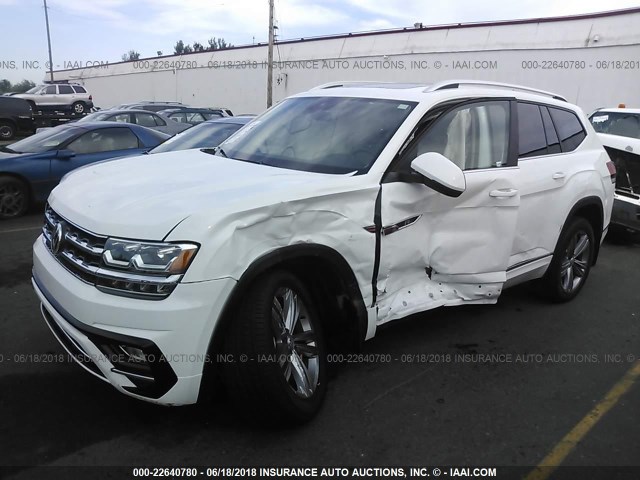 1V2RR2CA6JC550458 - 2018 VOLKSWAGEN ATLAS SEL Ağ foto 2