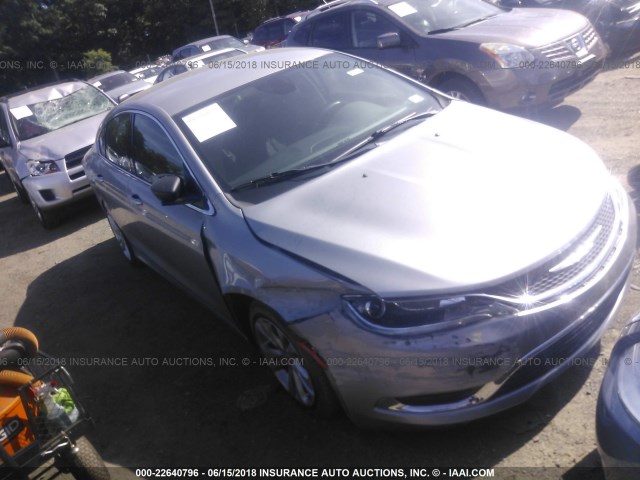 1C3CCCAB9FN600411 - 2015 CHRYSLER 200 LIMITED SILVER photo 1