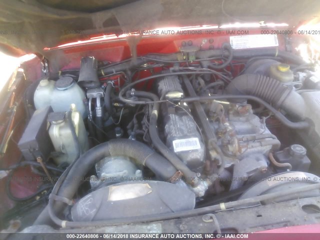 1J4FJ27S7SL585147 - 1995 JEEP CHEROKEE SE RED photo 10