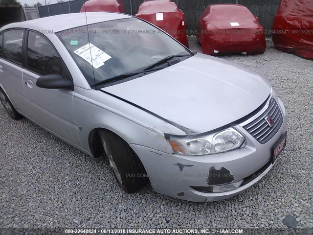 1G8AL55B27Z164966 - 2007 SATURN ION LEVEL 3 SILVER photo 6