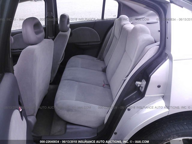 1G8AL55B27Z164966 - 2007 SATURN ION LEVEL 3 SILVER photo 8
